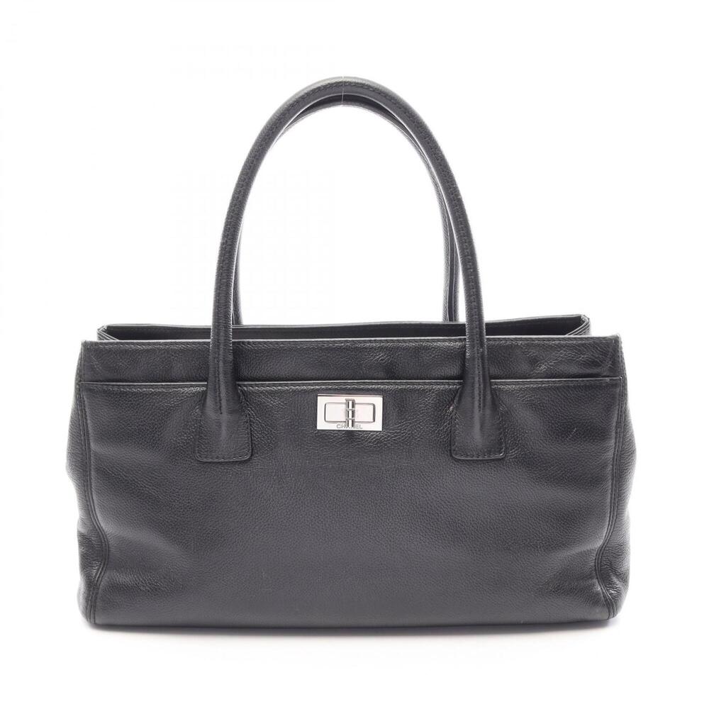 Chanel 2.55 Executive Tote Bag, Leather Handbag, Women's, Black